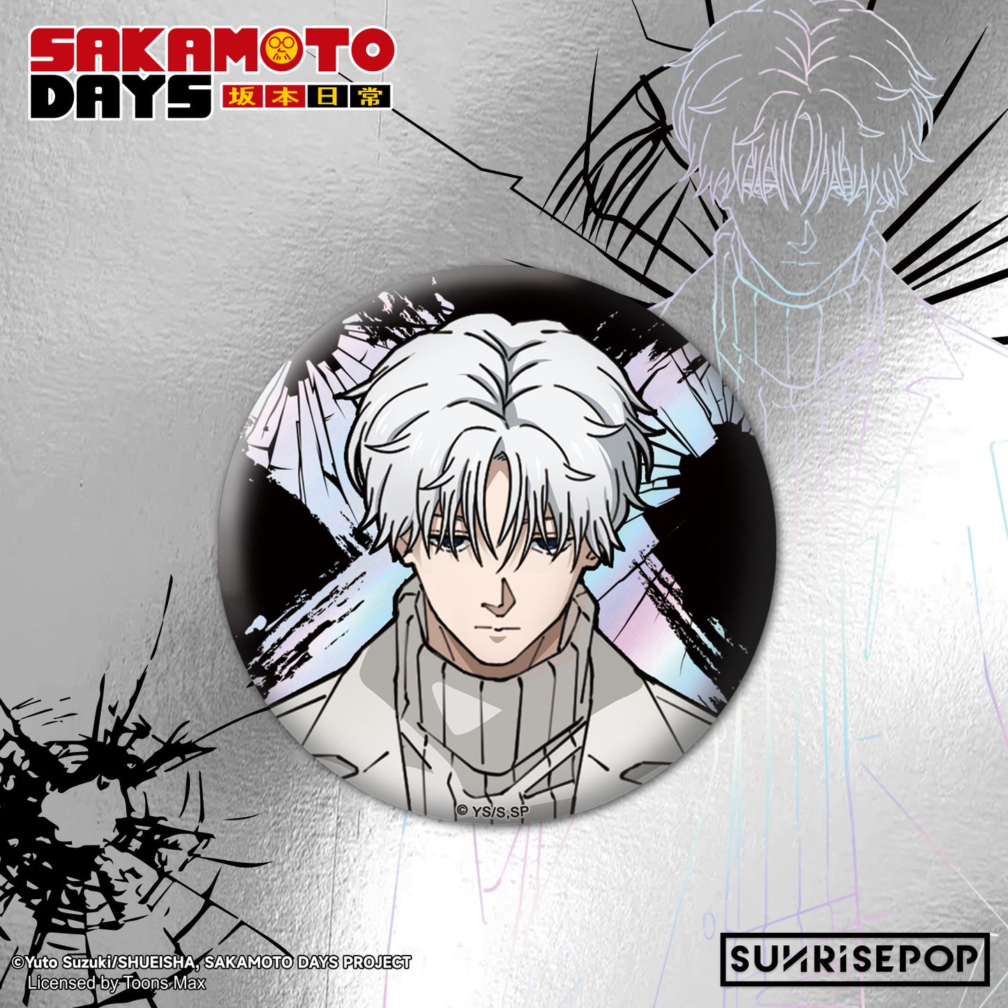 Sakamoto Days - Badge - X/Slur