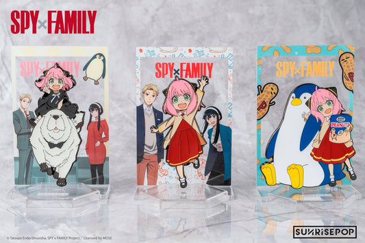 間諜家家酒安妮亞與公仔 - 胸章套裝(附壓克力支架)