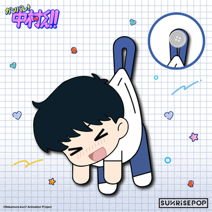 Go For It, Nakamura-kun!! - Button Plush - 4 Styles (1 Style/Pcs)《PRE-ORDER》